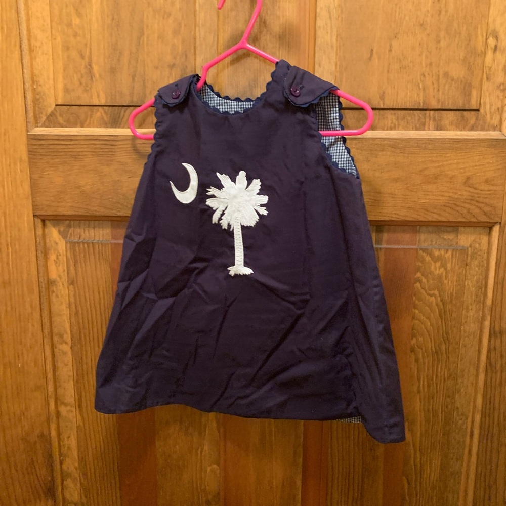 18 months palmetto reversible dress.
